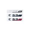 3D ABS Car Rear Trunk Badge Decal Emblem Sticker S Logo For Mercedes A GLA CLA 45 GLE GLC C E 63 S X156 W205 W212 W207 W176