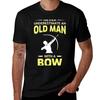 Archery Funny Sayings Bow Arrow Archer Old Man Gift T-Shirt T Shirts for Man Slim Fit Men T Shirt Cotton 100% T-Shirt