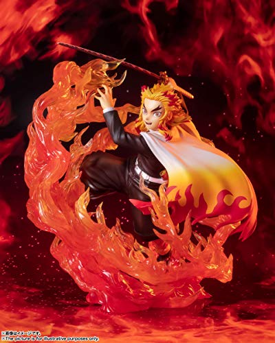 TAMASHII NATIONS Фигурки ZERO Demon Slayer: Кимэцу-но Яиба Ренгоку Андзюро Огненное дыхание Приблизительно. 180 мм ПВХ/АБС окрашенная полная фигура