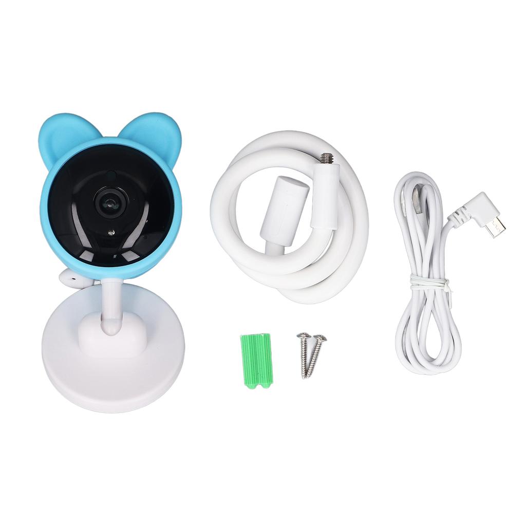 Indoor Security Camera 2.4G WiFi 1080P Night Vision 2 Way Talk for Tuya APP Viewing Surveillance