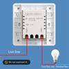 FIR Light Control Sensor Switch Flame Resistant 90 Degrees Concealed Wall Lamp Auto Switch Motion Sensor Switch for Home Improve