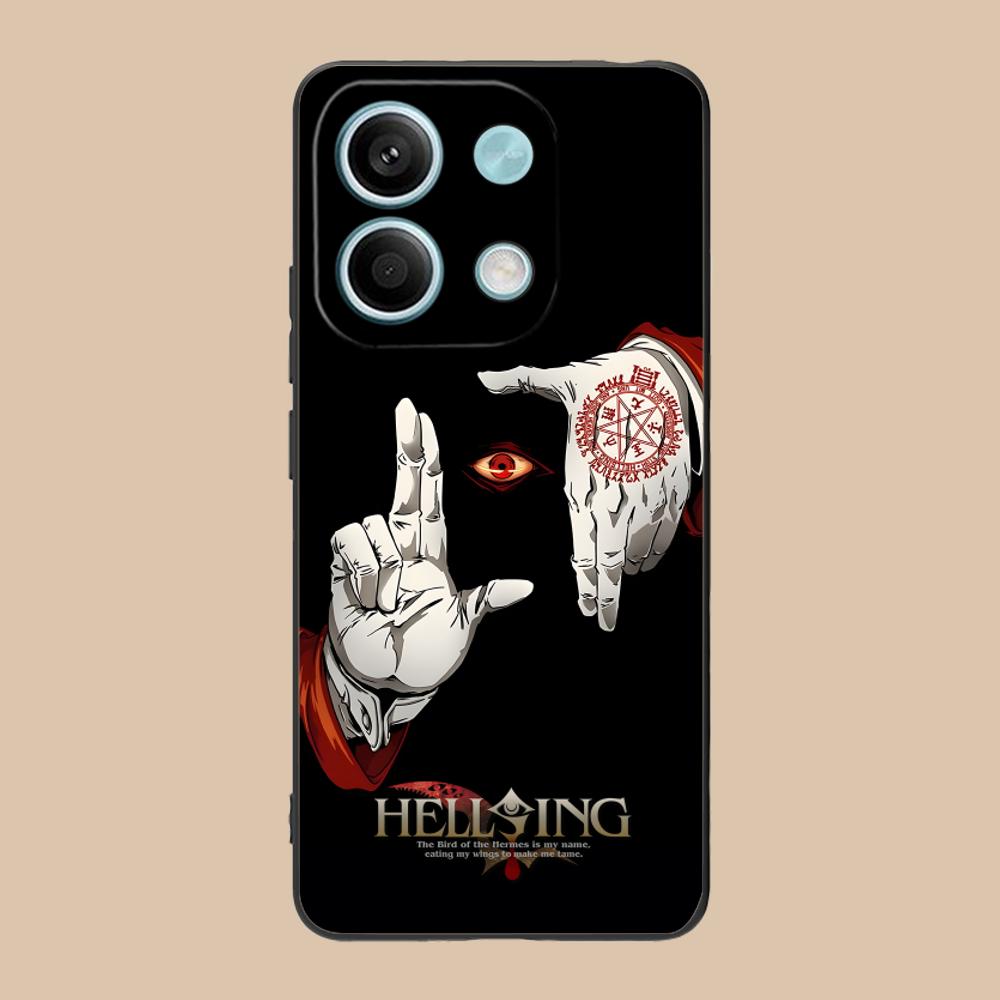 Чехол для мобильного телефона Alucard Hellsing для Xiaomi 15 14 13 12 Mi 11 T Ultra Lite Pro S X 5G Цветная печать Смартфон Красивый чехол