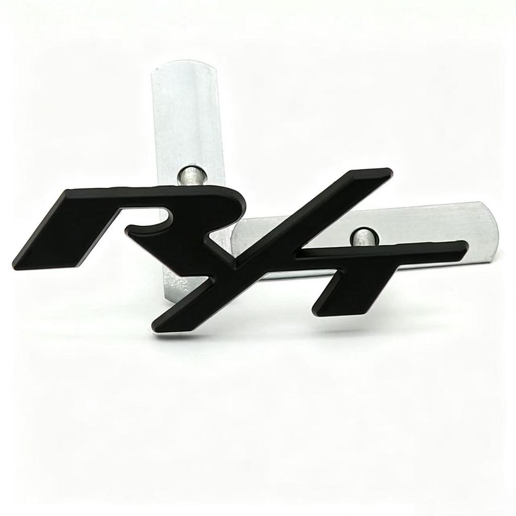 3D Metal R T Car Front Grille Rear Trunk Emblem Badge Sticker Accessory