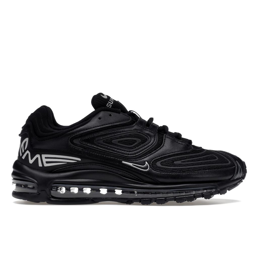Supreme X Nike Air Max 98 TL SP Black Men Sneakers Metallic-Silver DR1033-001