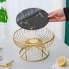 1 Piece of European-style Light Luxury Fruit Plate, Creative Living Room Home Fruit Basket, Afternoon Tea Candy Dessert Stand