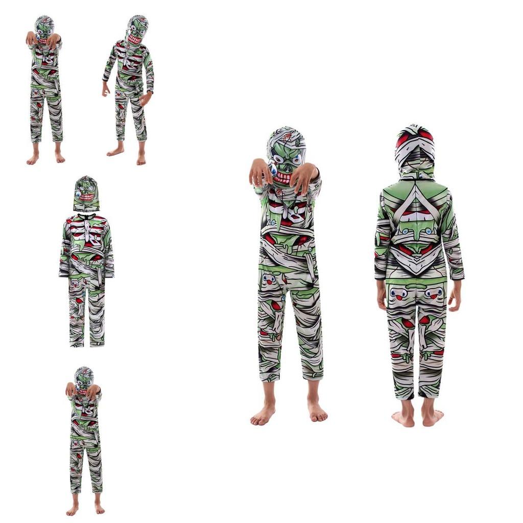 Trendy Mummy Cosplay Jumpsuit For Kids Perfect For Halloween And Dance Shows