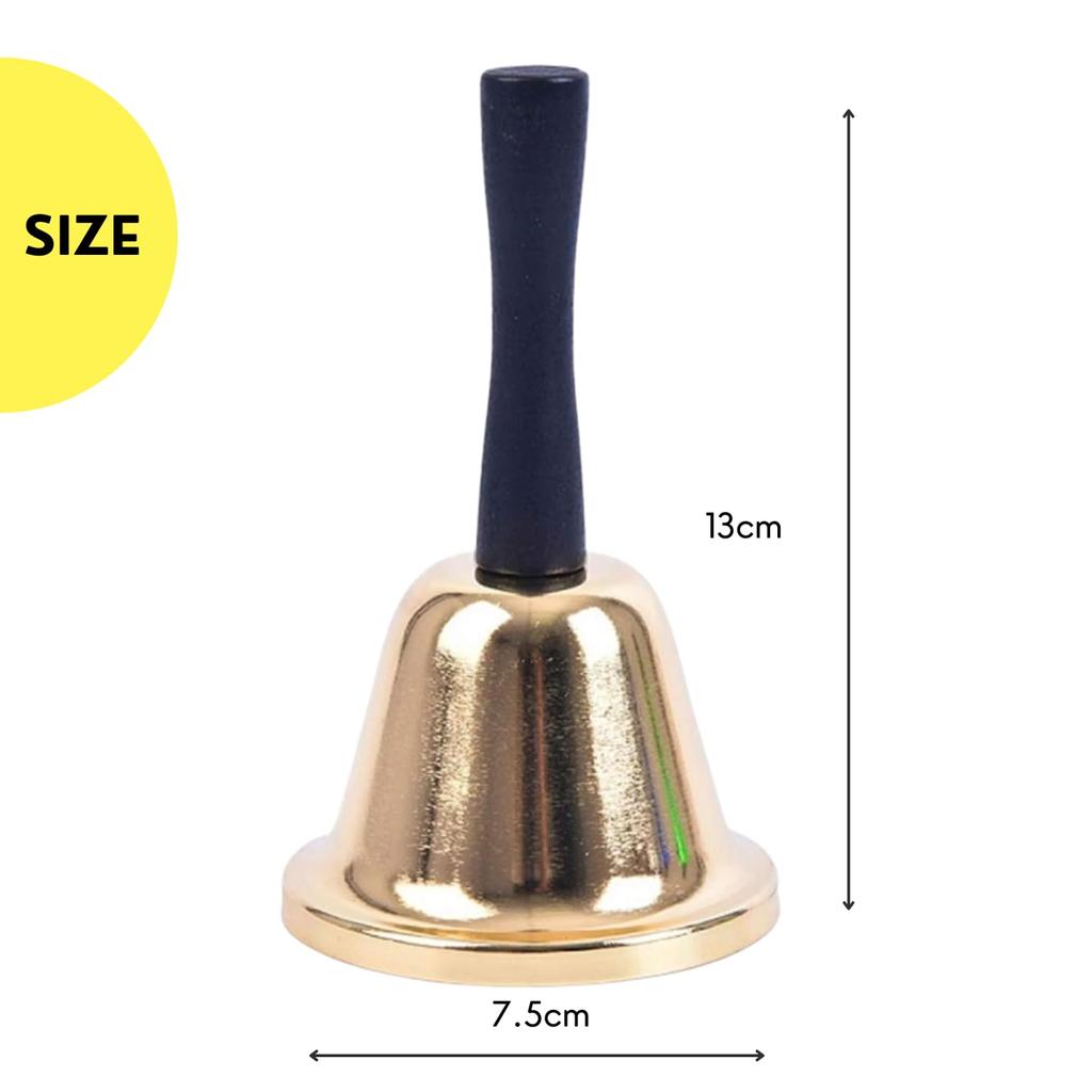 Позвоните в Lucky Set of NYANDELMO Колокольчик, Колокольчик, Колокольчик, Розыгрыш, Выигрышный, Жеребьевка, Событие, Фестиваль, 2, (Золото серебро)