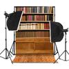 Выпускная Книжная Полка Книжная Стена Тема Фотография Фон Ткань Художественные Фотографии Студент Выпускные Фотографии Студийные Фотографии Принадлежности