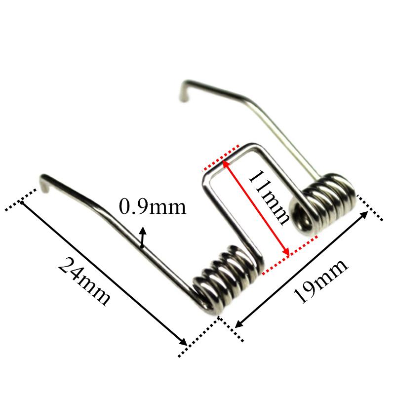 2 шт. универсальная электрическая машинка для стрижки волос сменная пружина стальная двойная торсионная пружина парикмахерские аксессуары пружина