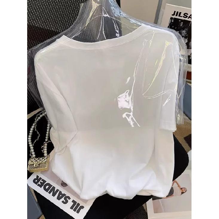 2026 Summer New Pure Cotton Cat Print Short Sleeve Women's Casual Versatile T-Shirt