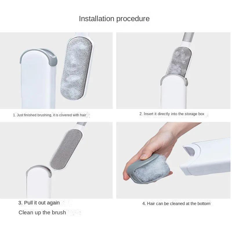 Липкая щетка для домашней одежды, средство для удаления волос с собачьей шерсти, кошки, кровать, диван, средство для удаления волос