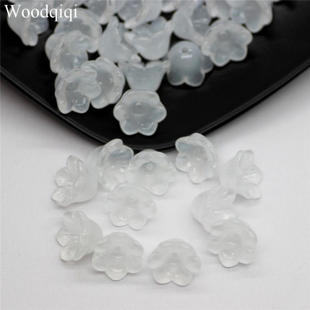 For Jewelry Making Jewelry Accessories High Quality Bracelets Necklace Beads Caps 20PCS/Lot 12x7mm Charms DIY Popular Spacer Beads Glass