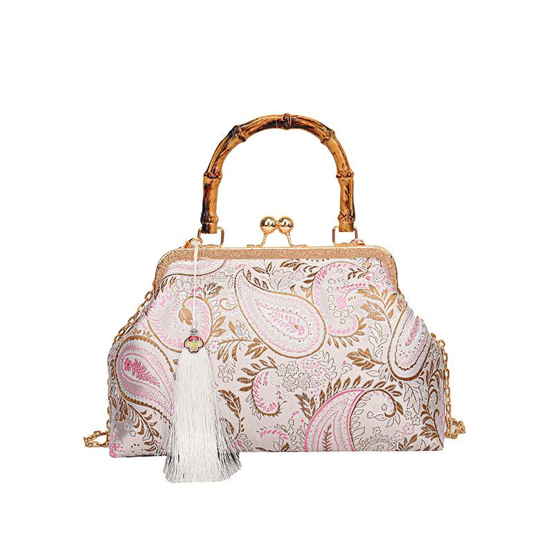 Портативная наплечная сумка-мессенджер, сумка с вышивкой жемчугом в китайском стиле, новая китайская сумка, ретро вечерняя сумка, клатч, женская сумка.