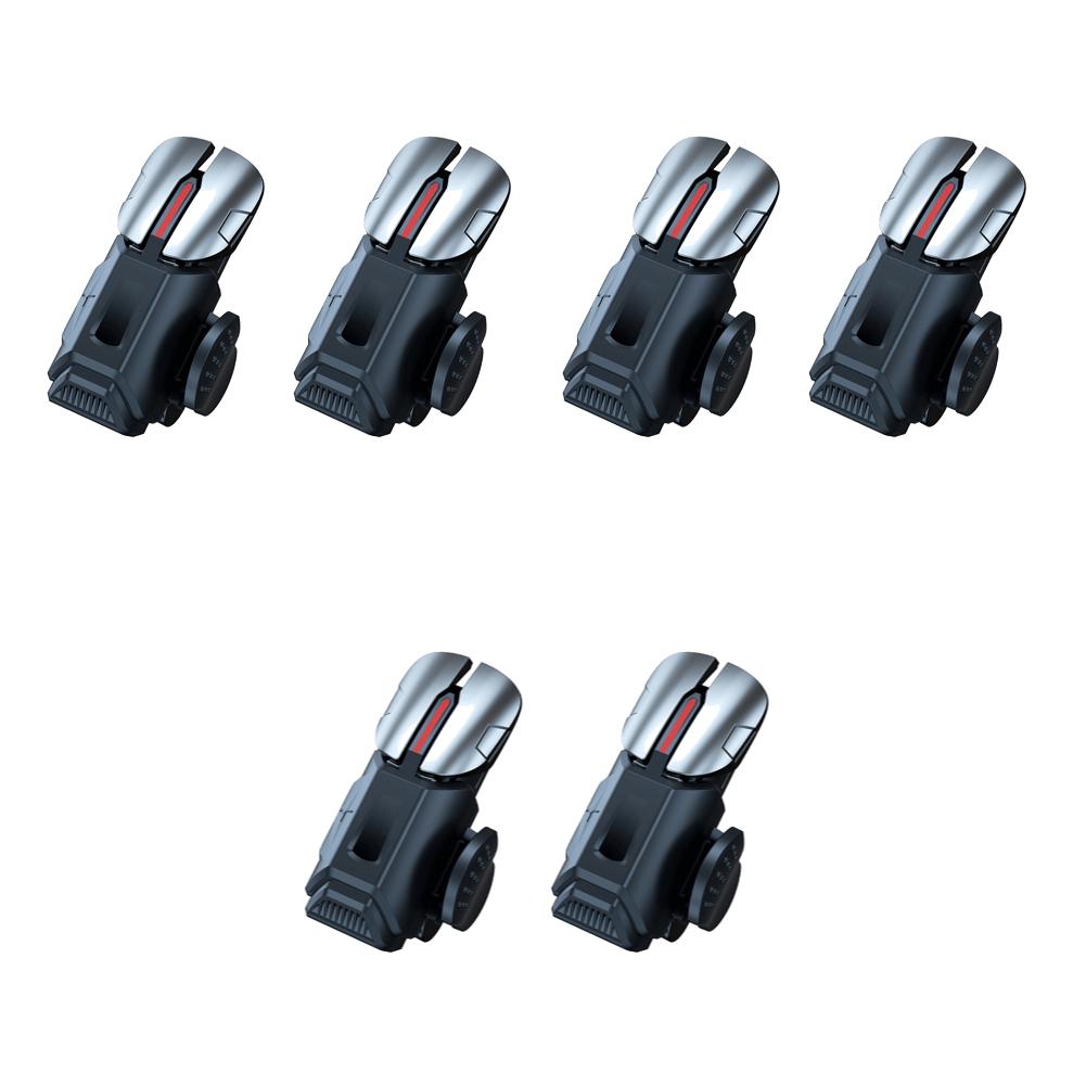 5-1Pairs 6 Finger Game Controller for PUBG Game Mobile Gamepad Trigger Joystick Shooter Fire Button Controller for PUBG Mobile