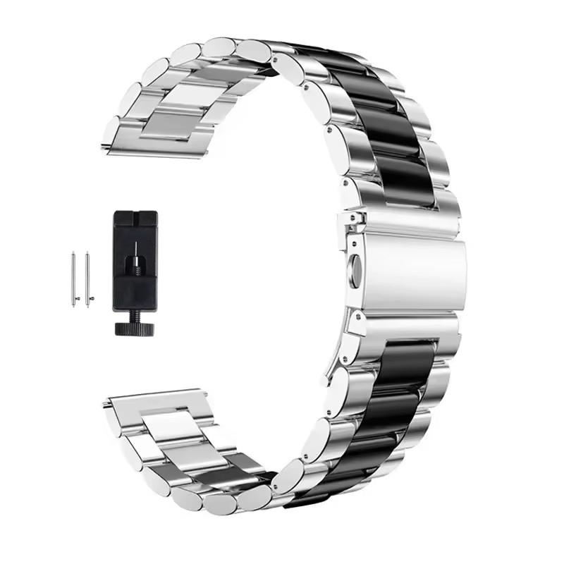 22 мм 20 мм Металлический ремешок для Samsung Galaxy Watch 7 6 5 4 40 мм 44 мм 46 мм 5Pro 45 мм Ремешок из нержавеющей стали для Amazfit Bip Huawei GT4.