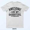 Потрясающий Как Футболка Моей Дочери Смешной Подарок на День Отца Папа Футболка