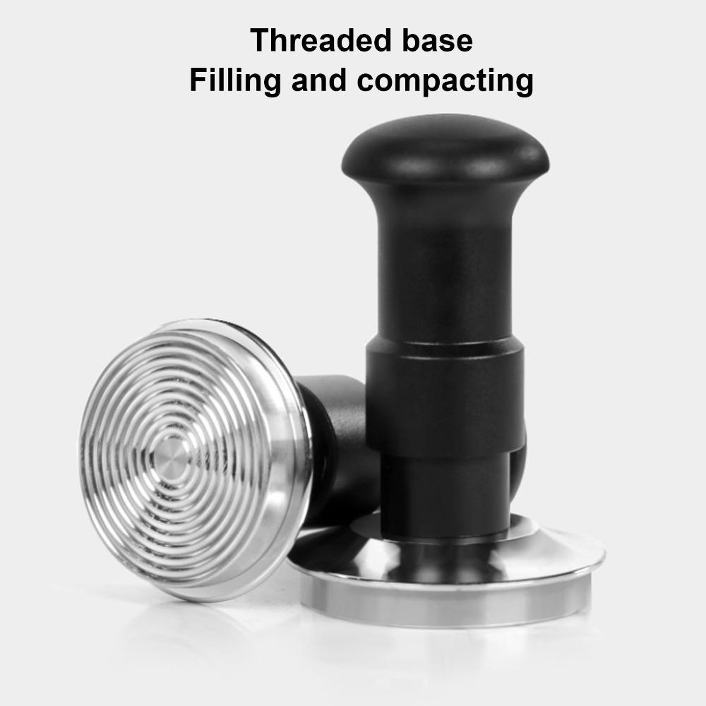 Spring Loaded Design Spring Loaded Tamper Stainless Steel Base Coffee Grounds Tamper For Home Use