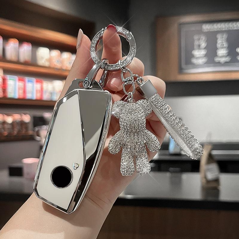 Мода Новый ТПУ Чехол для ключа автомобиля Крышка Защита Брелок Для BMW X1 U11 G70 7 Серии i7 X7 G07 LCI iX I20 G09 XM U06 G81 M3 2023