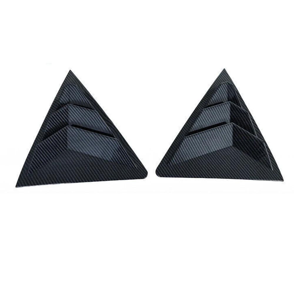 Для Toyota Corolla 2014 2015 2016 2017 2018 Автомобильные задние жалюзи на окно Боковая крышка-жалюзи Накладка Стикер Вентиляционное отверстие Ковш Углеродное волокно Авто