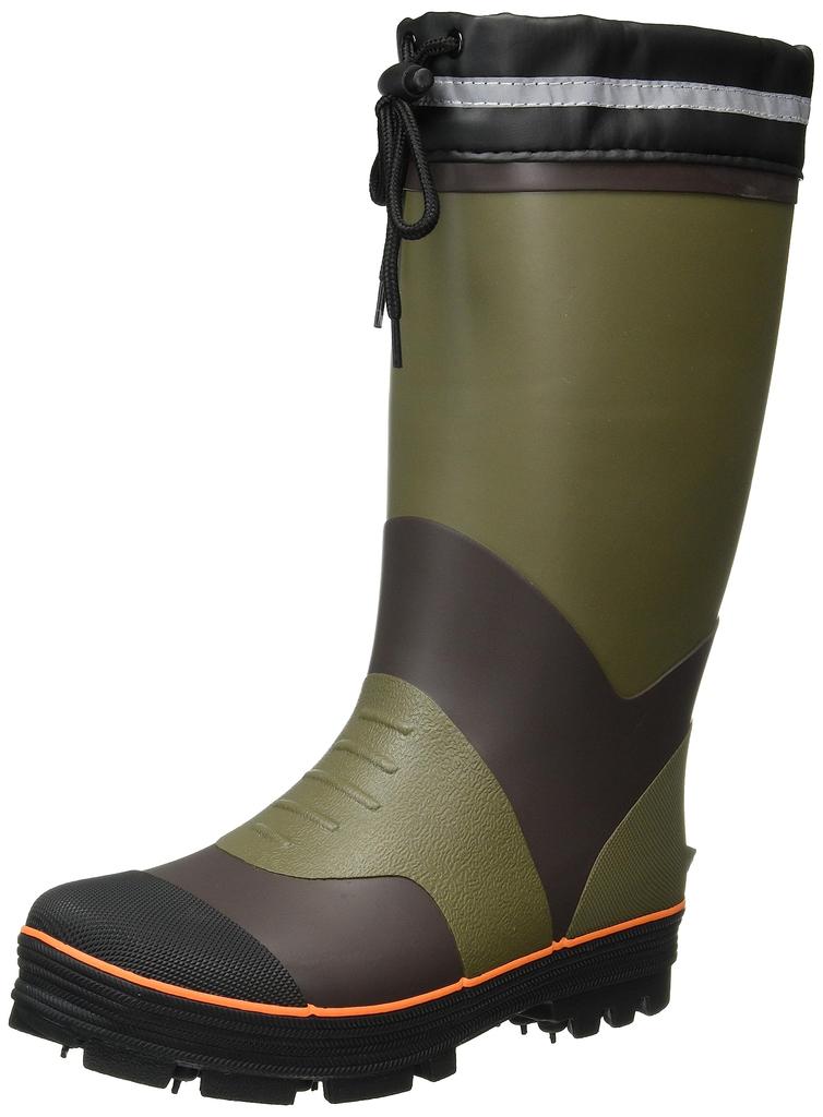 Work Boots with Spiked Double Spike Soles and Khaki [LIFE Boots] All-Season Lining,