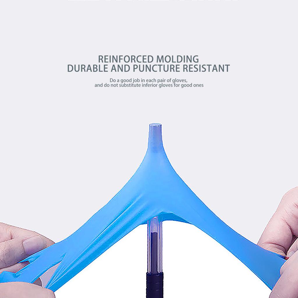 Disposable  Nitrile Gloves Inspection Labor Insurance Housework Gloves Work  Thickened Rubber Nitrile Gloves