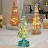 Glowing Christmas Tree Light Christmas Ornament Luminous Desktop Decoration Led Night Light Party Xmas Decor Festival Gift