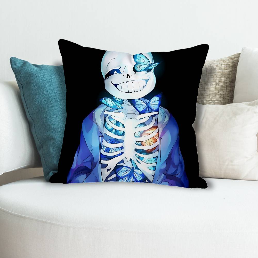 Fell Ink SSans UUndertales AU Celebrity Merchandise AllMatch Printed Pillow Case Sofa Car Office Room Decoration Protector