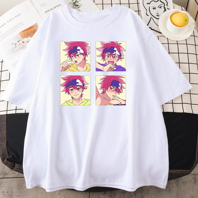 Anime Sk8 Reki Kyan Langa Hasegawa Clothing Women Loose Crewneck T -Shirt Summer Fashion Breathable Casual Loose Unisex T -Shirt