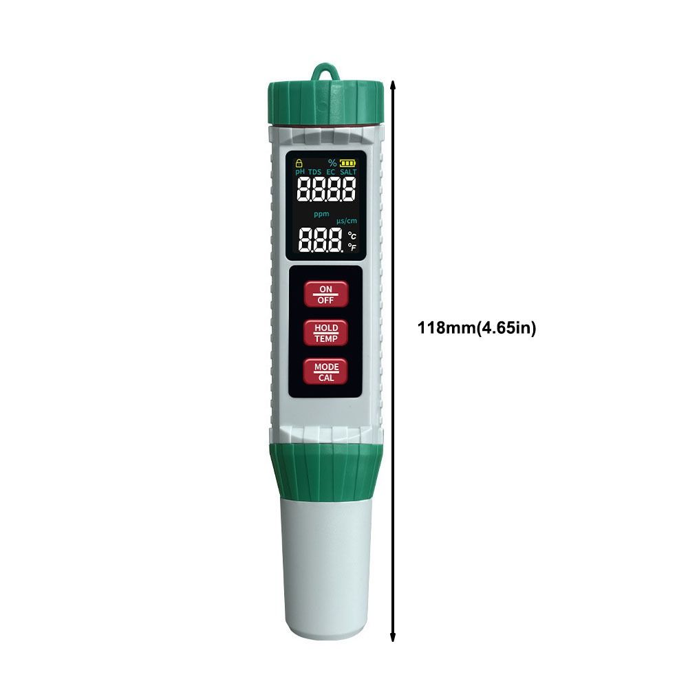 Waterproof Water Quality Meter LCD Digital Display Digital PH Meter Aquaculture