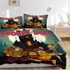 Постельное белье Scooby-Doo Mystery Night Пододеяльник Подарок для спальни, Включает 1 пододеяльник и 2 наволочки, Без наполнителяB504