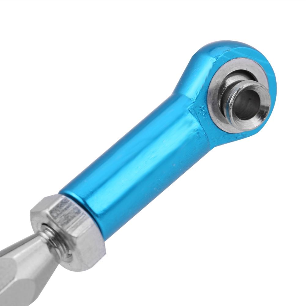 Фрезерованная на станке с ЧПУ тяга рулевой трапеции из алюминиевого сплава, запчасти для апгрейда радиоуправляемой машины (синий)