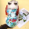 4 Pcs Dog Summer Shirts Floral Hawaii Dog Shirt Pet Clothes for Small Medium Dog Cats Boy Girl(Pink,red,Blue,Green, Medium)