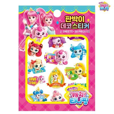 Наклейка-татуировка Haksan Culture Company Catch Tiniping, 3 шт., разноцветная