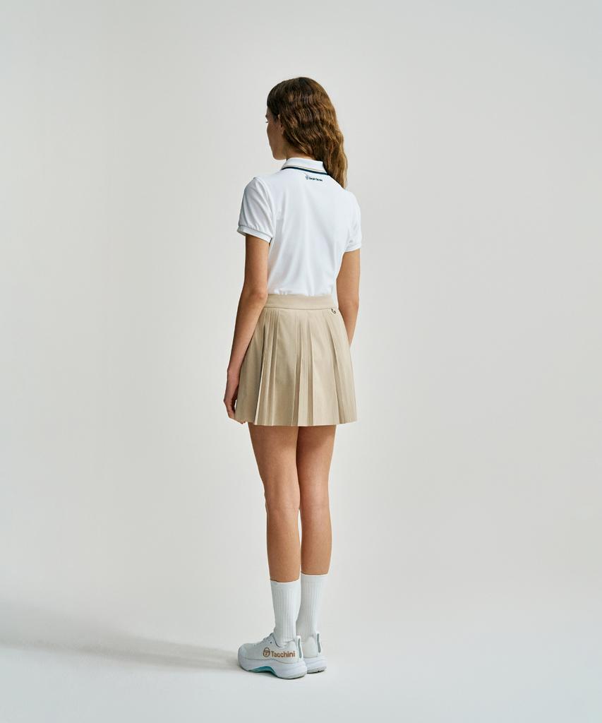 SERGIO TACCHINI Женская асимметричная плиссированная юбка с плетением