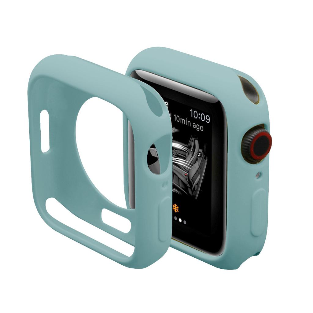 Чехол для Apple Watch Case 45мм 41мм 44мм 40мм 42мм 38мм 44 45 мм силиконовый защитник Оболочка iWatch серия 3 4 5 se 6 7 8 Бампер