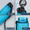 Portable Sports Water Bottle, 350ml, 500ml, 650ml, 800ml, 1000ml Capacity, Plastic Water Bottle for Adults and Children, Outdoor Sports, Hiking, Campi