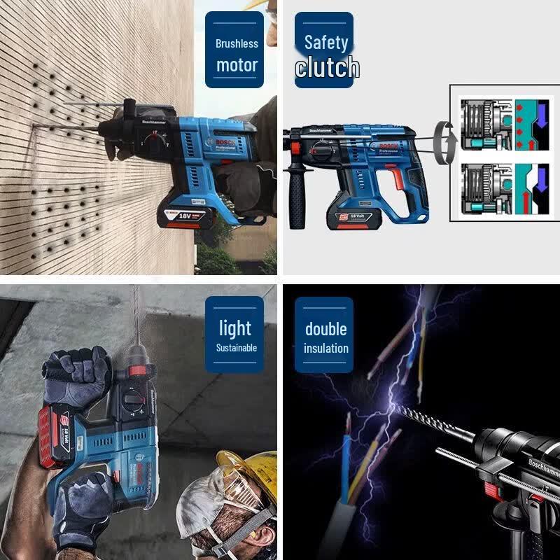 Bosch GBH185 18V Brushless Rotary Hammer CN plug (adapter included)