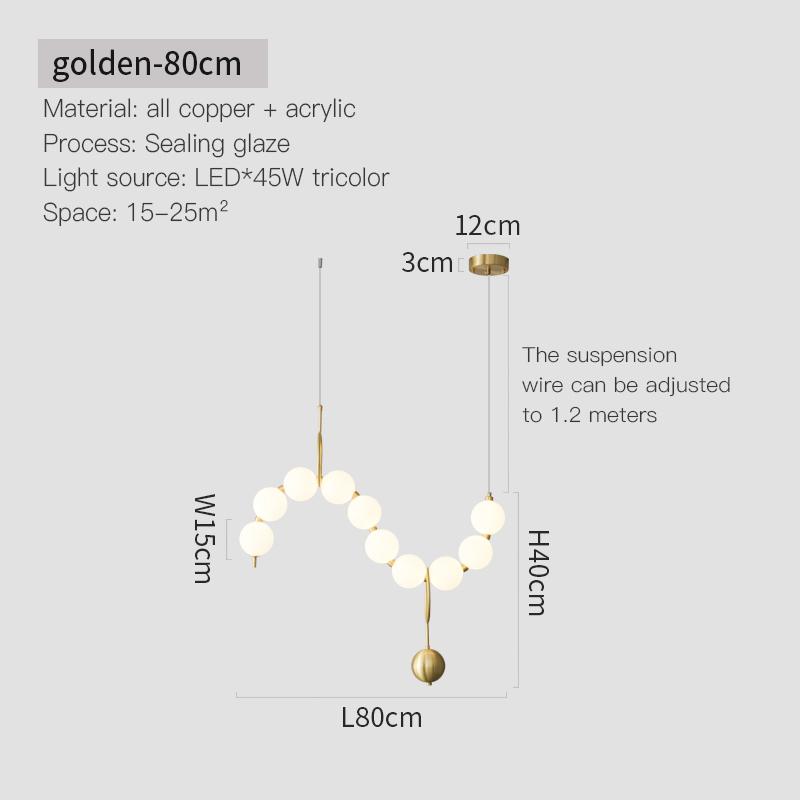 Minimalist Dining Room Chandelier Living Room Light Modern brass full copper designer bar Bar Apartment fashion light fixtures