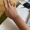Простой Дизайн Турецкий Амулет 'Сглаз' Браслет для Женщин Бохо Счастливый Золотой Цвет Медная Цепь Регулируемый Браслет Летние Украшения