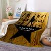 Hamilton Show Flannel Blanket Throw Blanket Soft Warm Sofa Bed Camping home Decor Unique Christmas Gift C926147