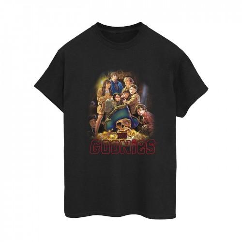 The Goonies Womens/Ladies Family Poster Cotton Boyfriend T-Shirt