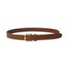 VERDANTSEOUL LINE BELT - TAN BROWN, GOLD