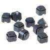 10Pcs Silent Tact Switch 6*6*5Mm Silicone Button Switch Touch Switch