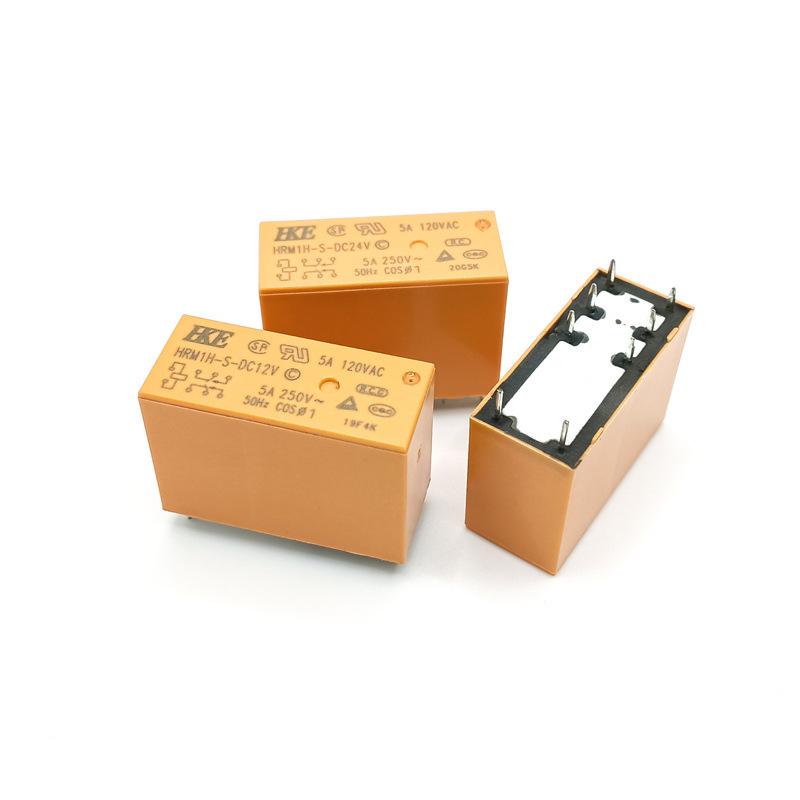 Высокочувствительное реле HRM1H-S-DC12V-C; Преобразуется в HRM1H-S-DC24V; 8 контактов, мощность 5А.