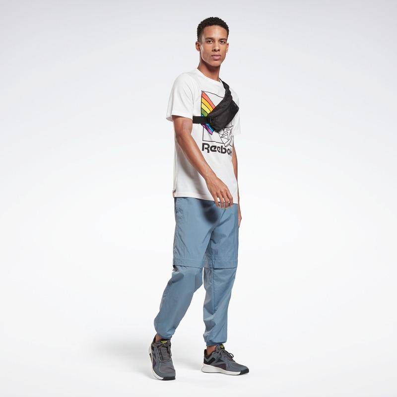 Reebok Футболка с втачным рукавом Унисекс Белый H42548