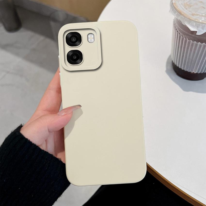 Чехлы для телефона однотонные для Oppo A6x A6s Reno 15 Pro Realme 16 Pro 15 Lite противоударные задние крышки высококачественный жидкий силикон противоскользящий прочный корпус