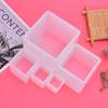1Pcs Cube Shape Candle Silicone Mold Diy Gypsum Plaster Crafts Mould Square
