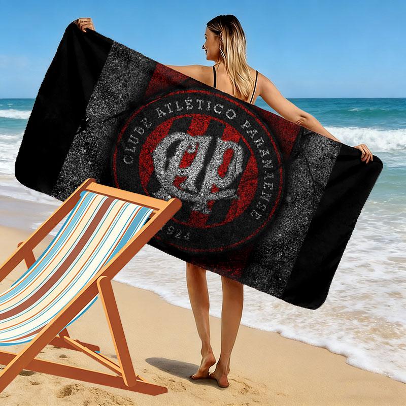 Club Athletico Paranaense Print Beach Towel, Large Soft Quick Dry Towel for Beach Camping Swimming