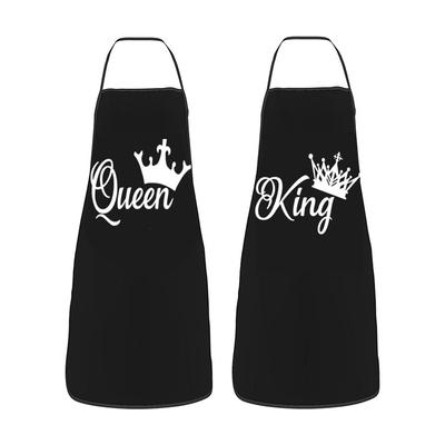2 упаковки/лот защитный фартук для приготовления пищи для пар и легко моется классные подарки для пар и подарков