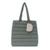 VITAFELICE Quilted Tote Bag with Pouch Women's (inb-10198z) (Ash Green)